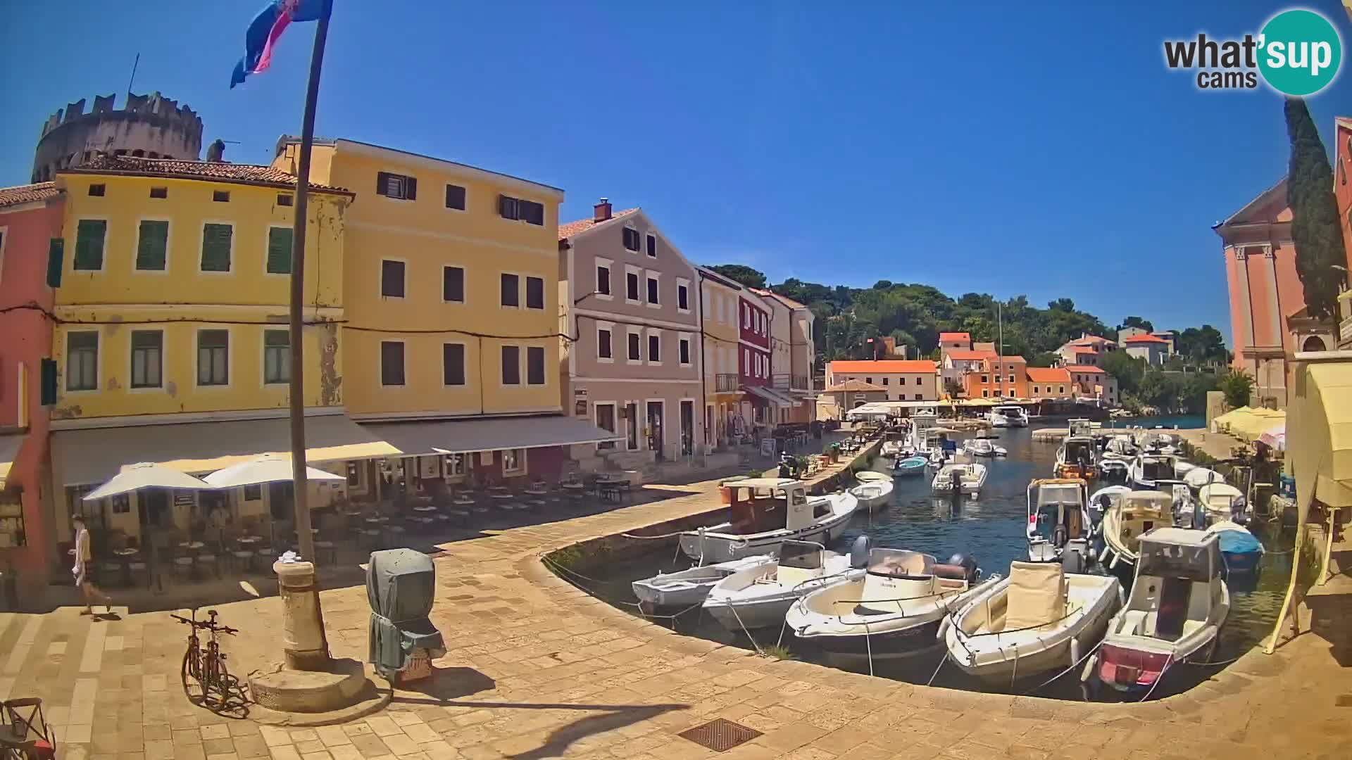 Webcam Live – The harbor of Veli Lošinj