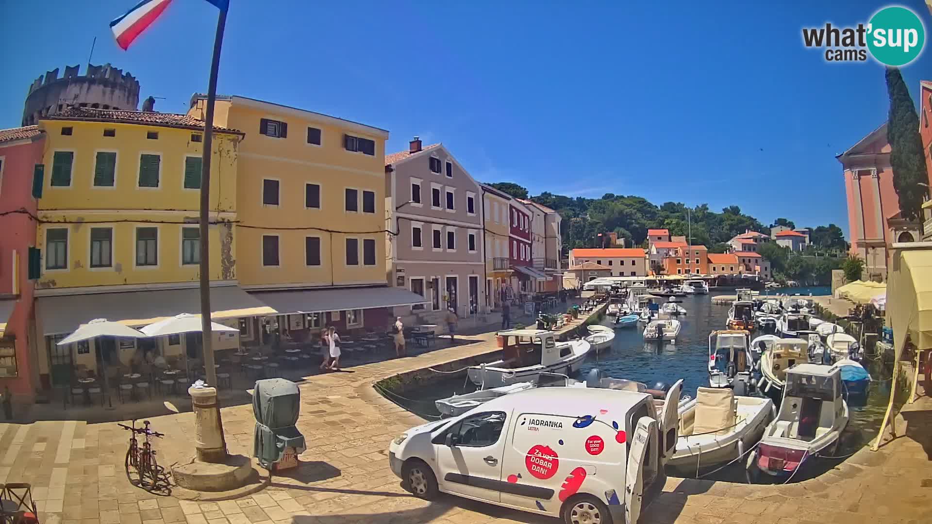 Webcam Live – The harbor of Veli Lošinj