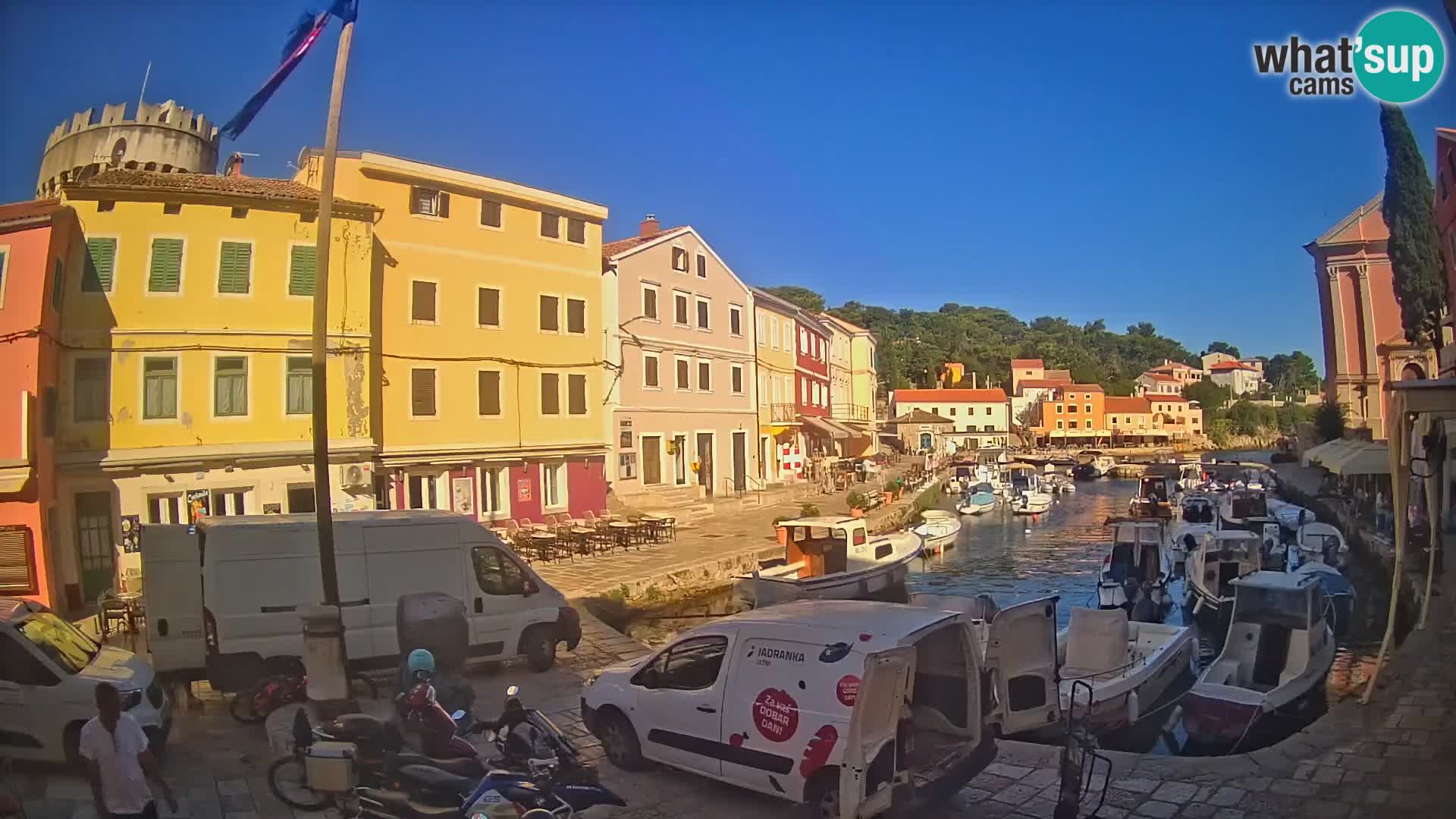 Webcam Live – The harbor of Veli Lošinj