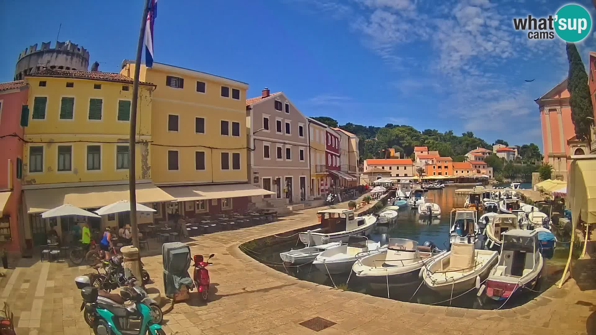 Webcam Live – The harbor of Veli Lošinj