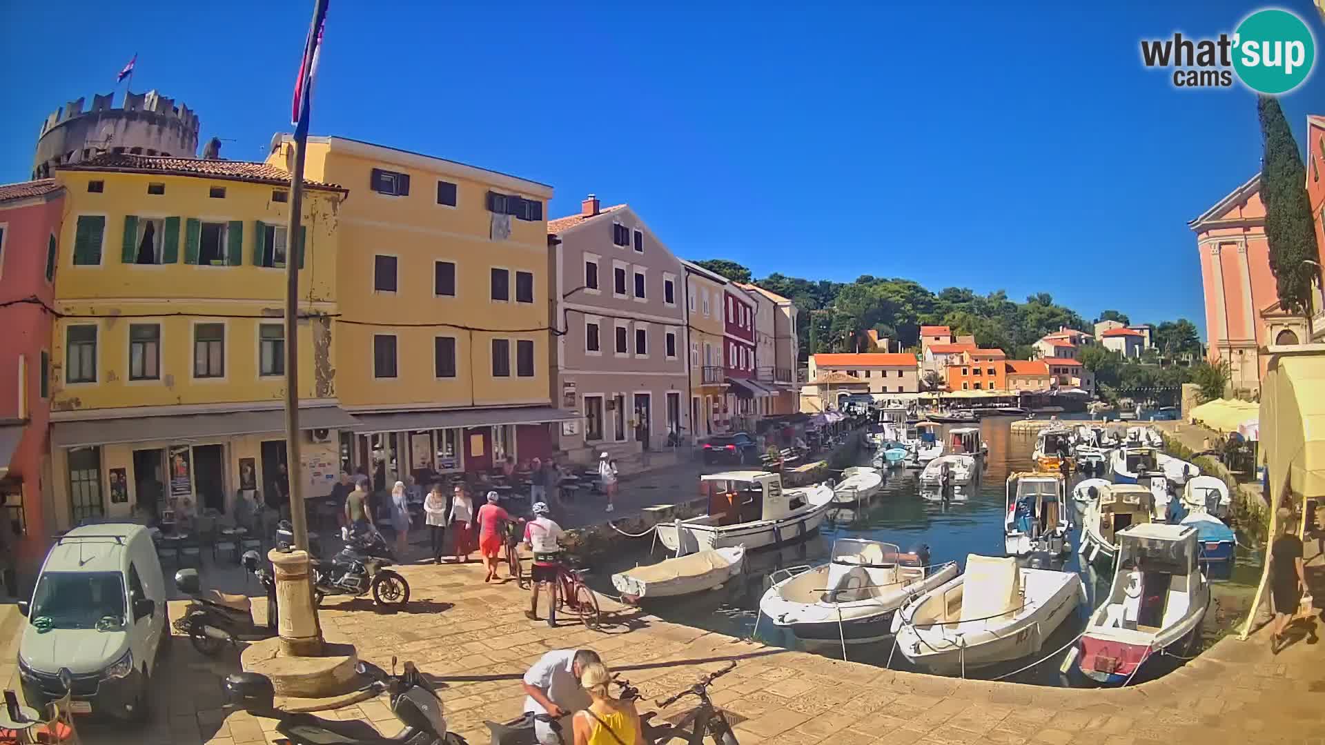 Webcam Live – The harbor of Veli Lošinj