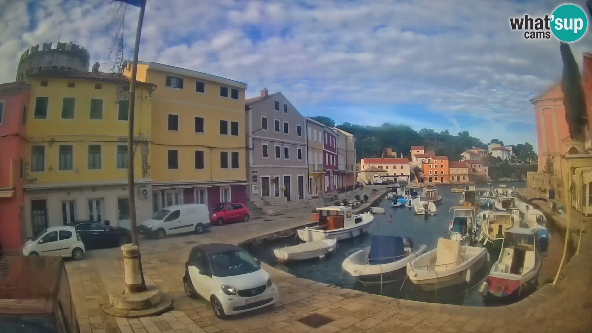 Webcam Live – The harbor of Veli Lošinj