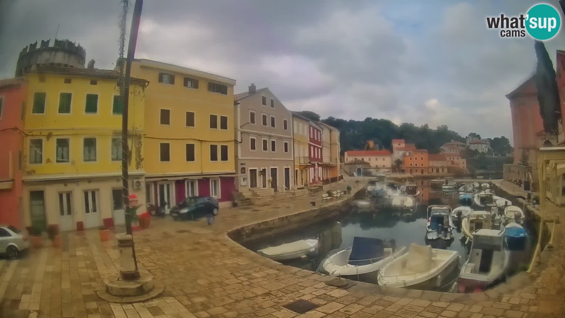 Webcam Live – The harbor of Veli Lošinj