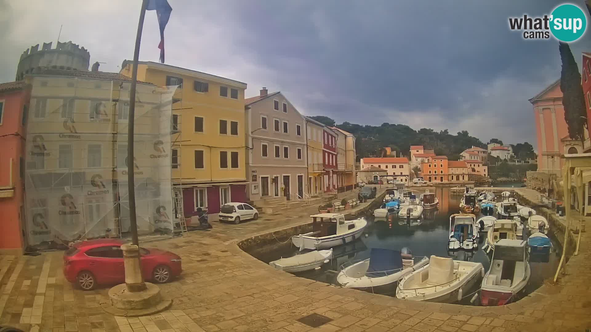 Webcam Live – The harbor of Veli Lošinj