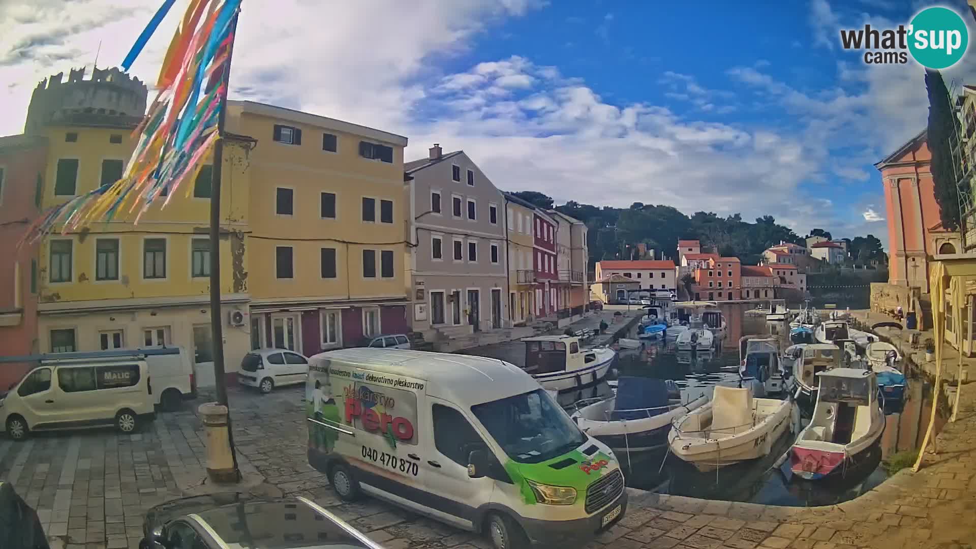 Webcam Live – The harbor of Veli Lošinj