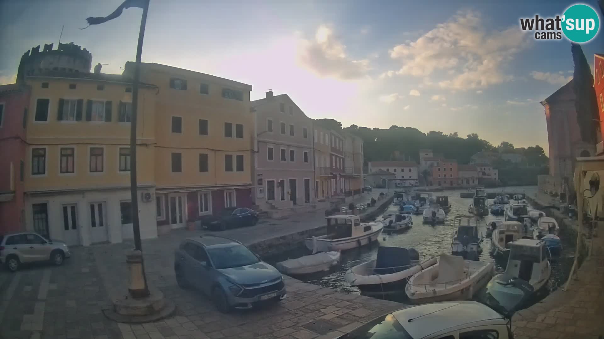Webcam Live – The harbor of Veli Lošinj
