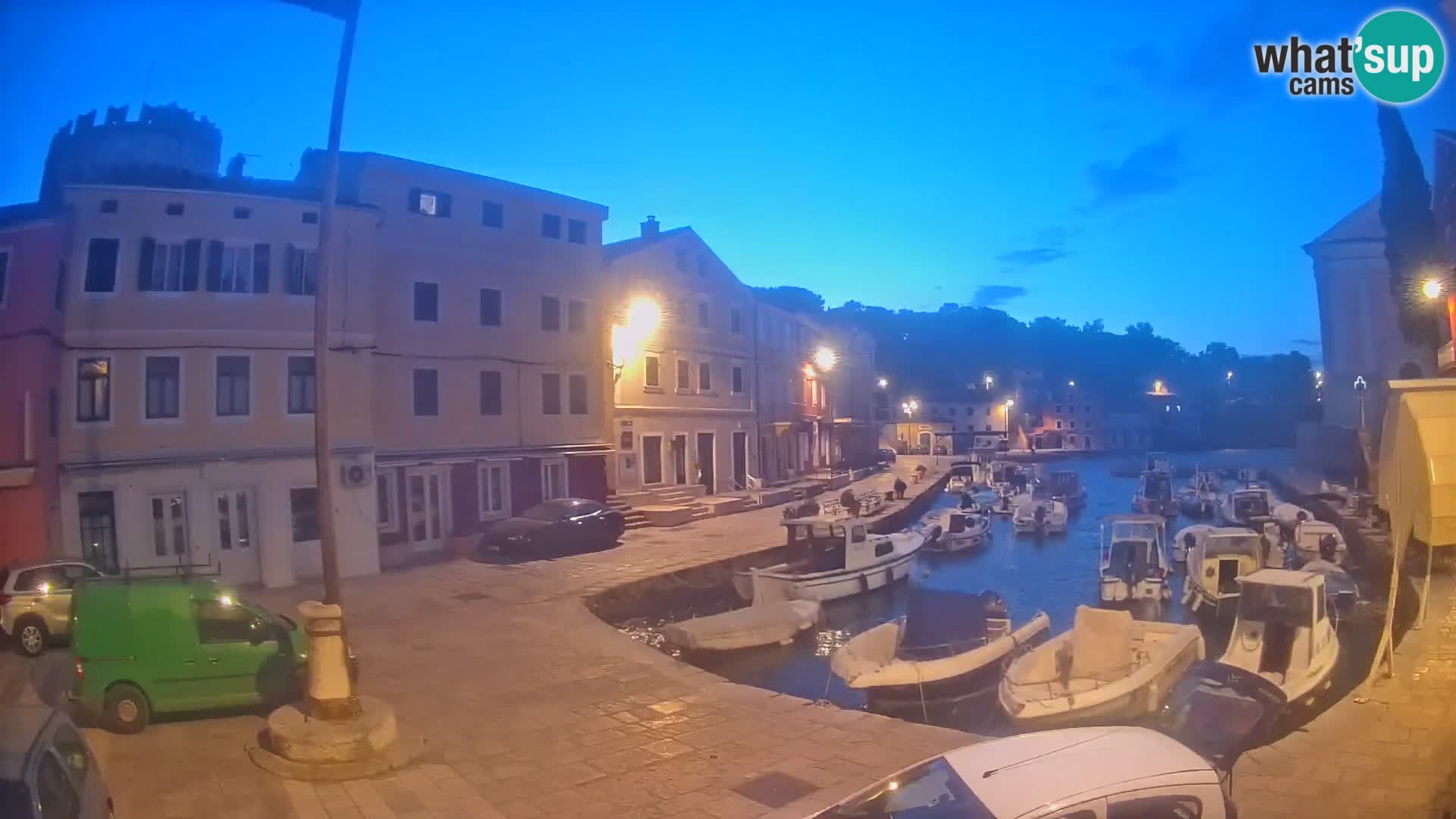 Webcam Live – The harbor of Veli Lošinj