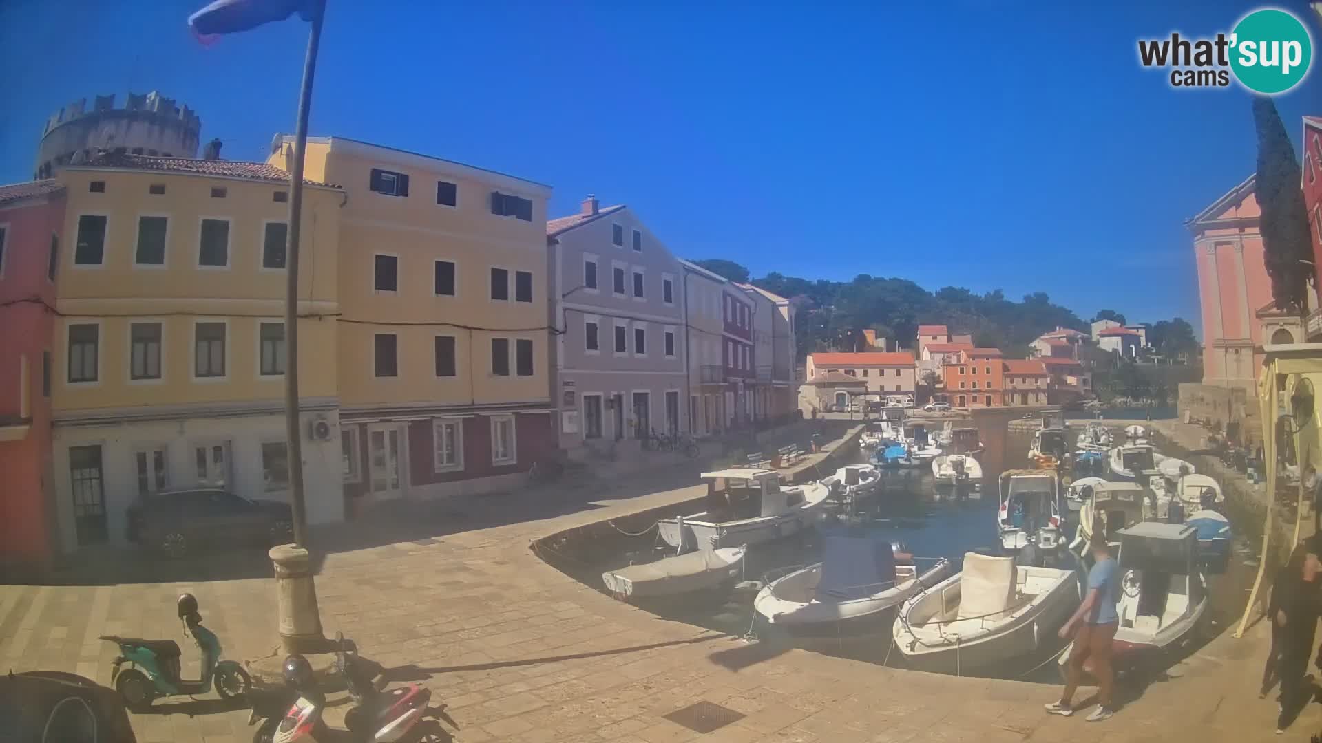 Webcam Streaming – El puerto de Veli Lošinj
