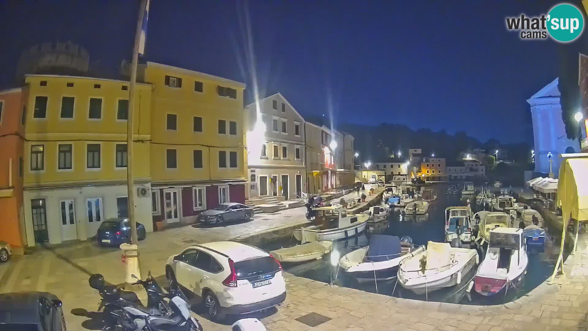 Webcam Live – The harbor of Veli Lošinj