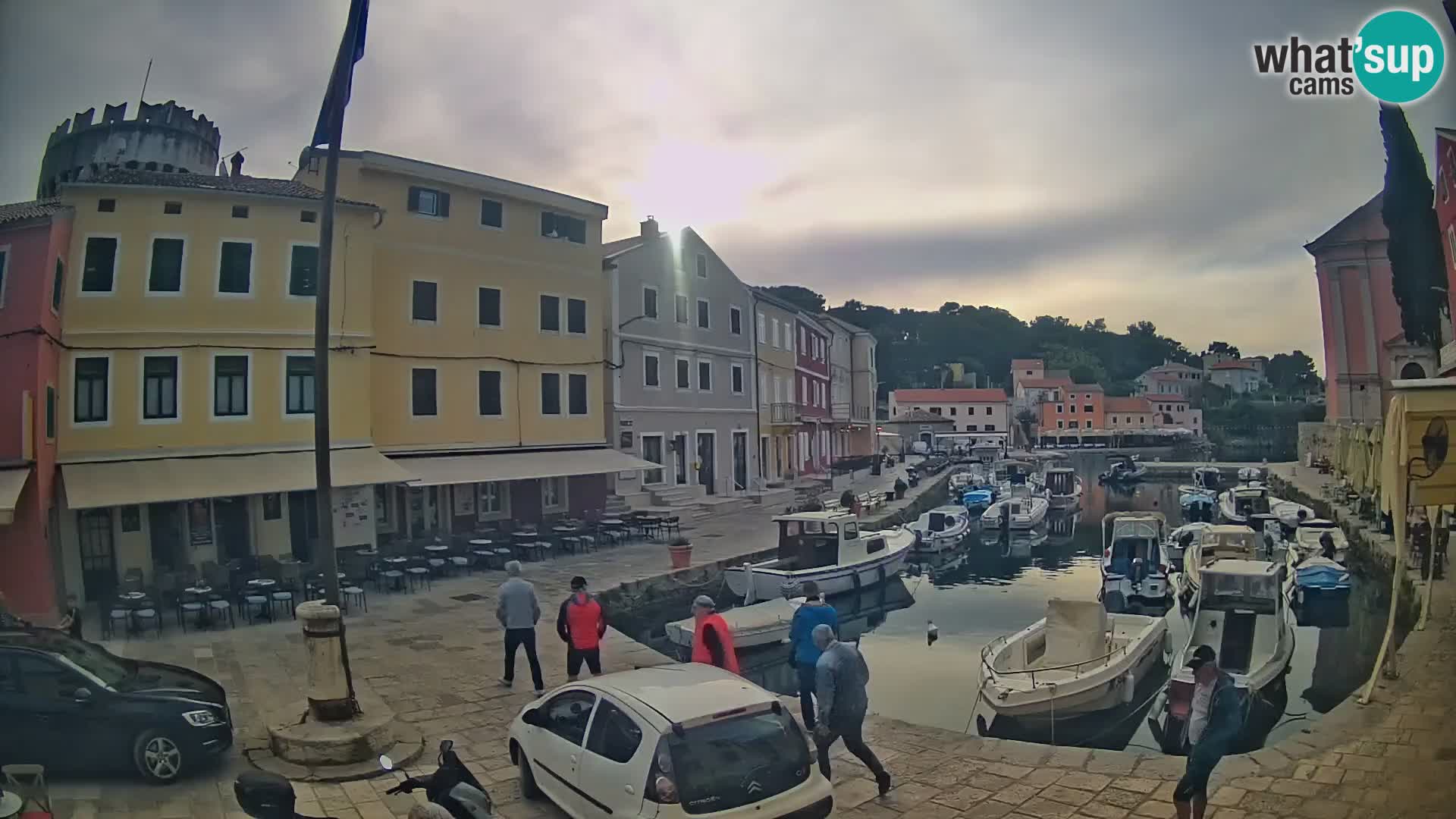 Webcam Live – The harbor of Veli Lošinj