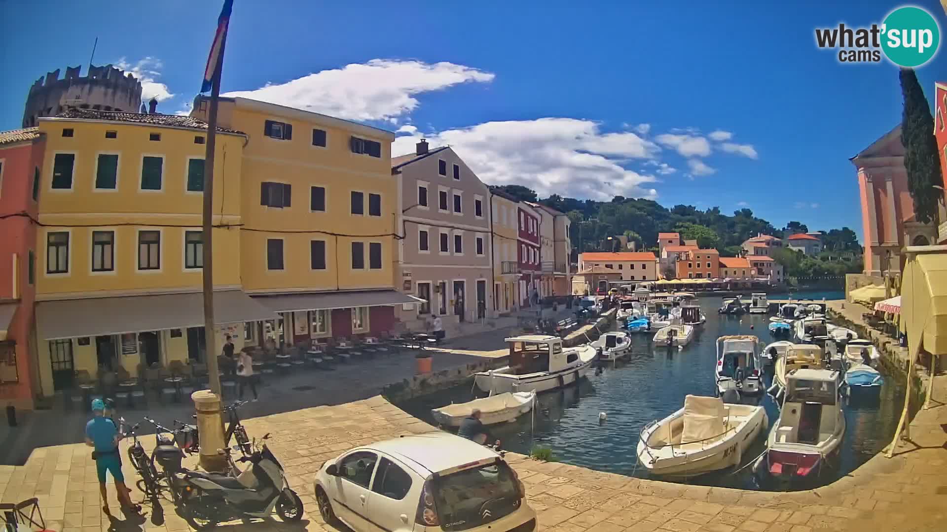 Webcam Live – The harbor of Veli Lošinj