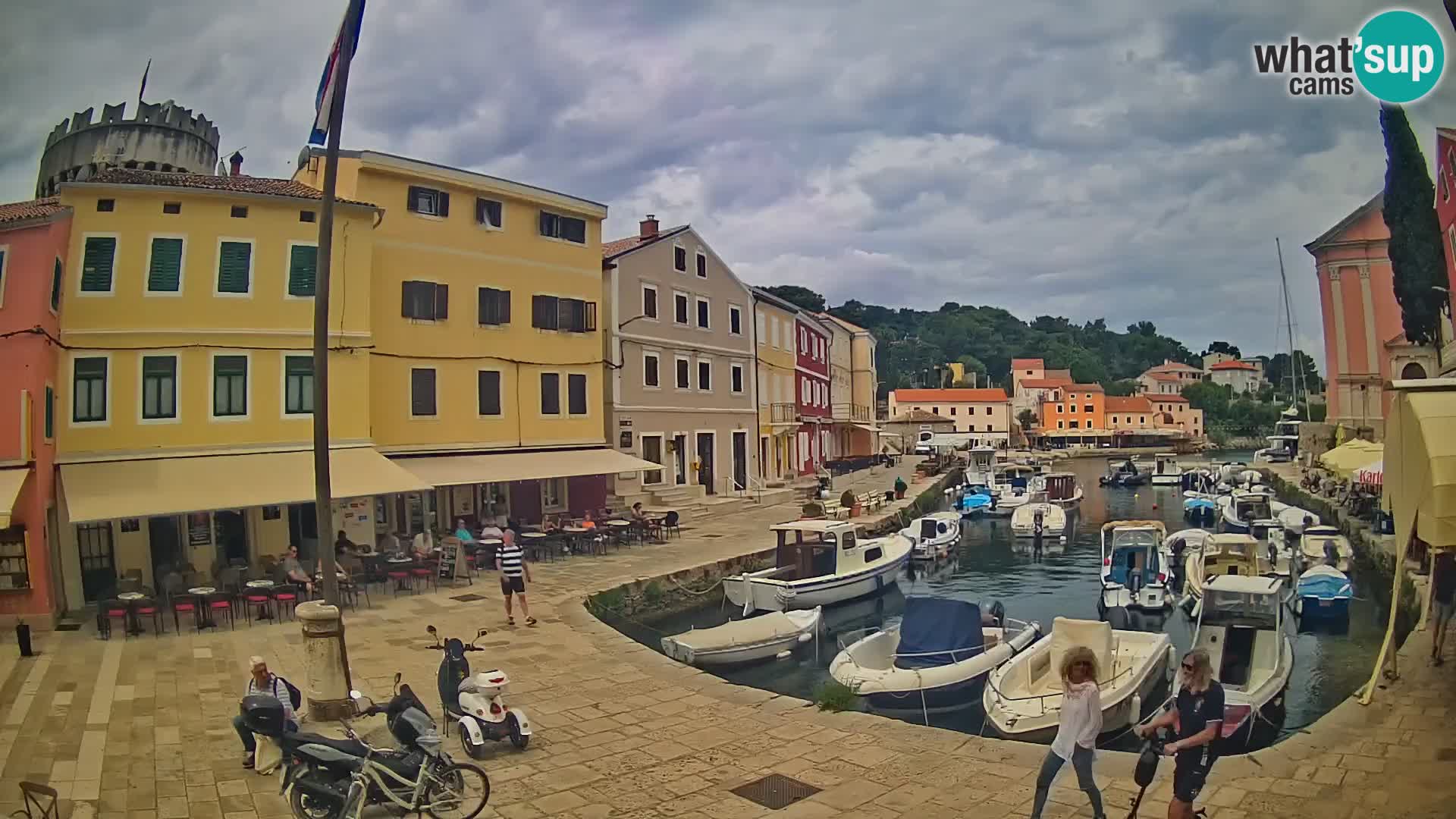 Webcam Live – The harbor of Veli Lošinj
