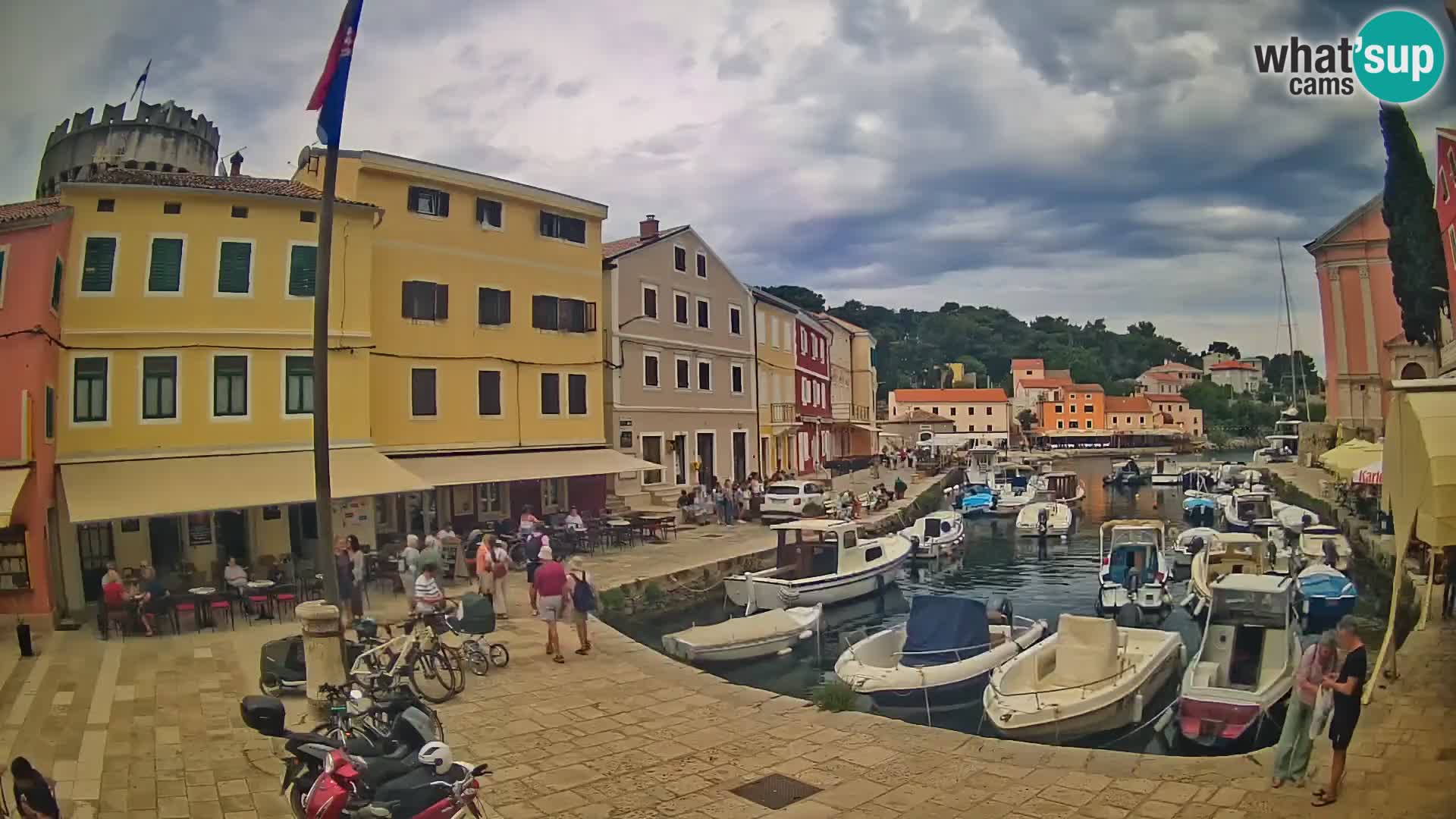 Webcam Live – The harbor of Veli Lošinj