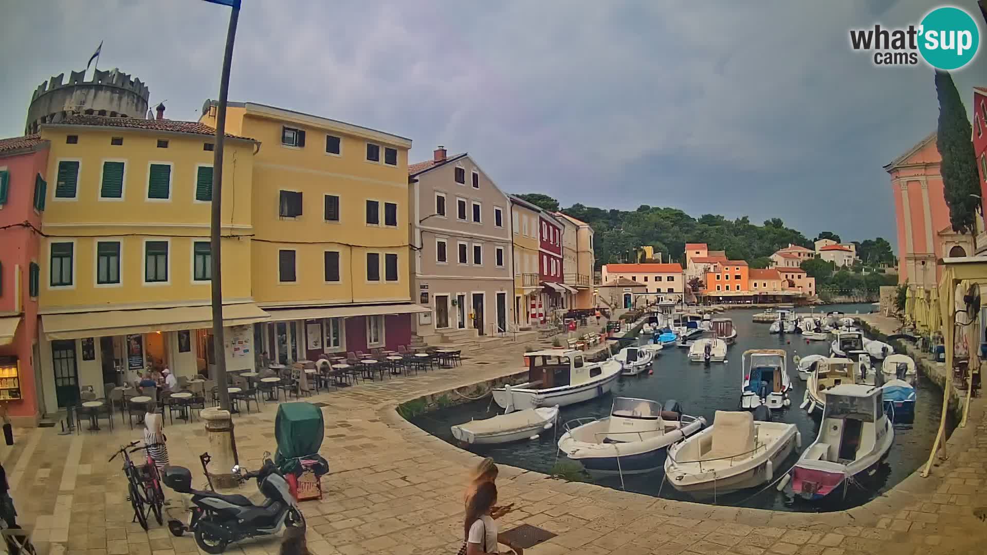 Webcam Live – The harbor of Veli Lošinj