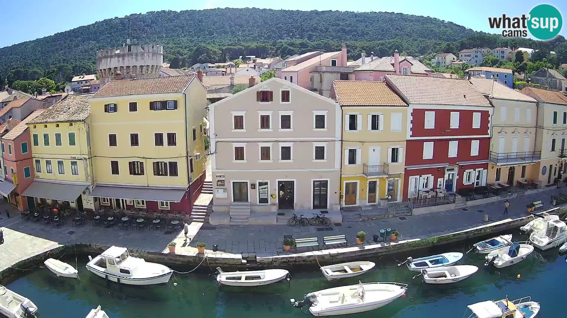 Lussingrande webcam – Piazzetta