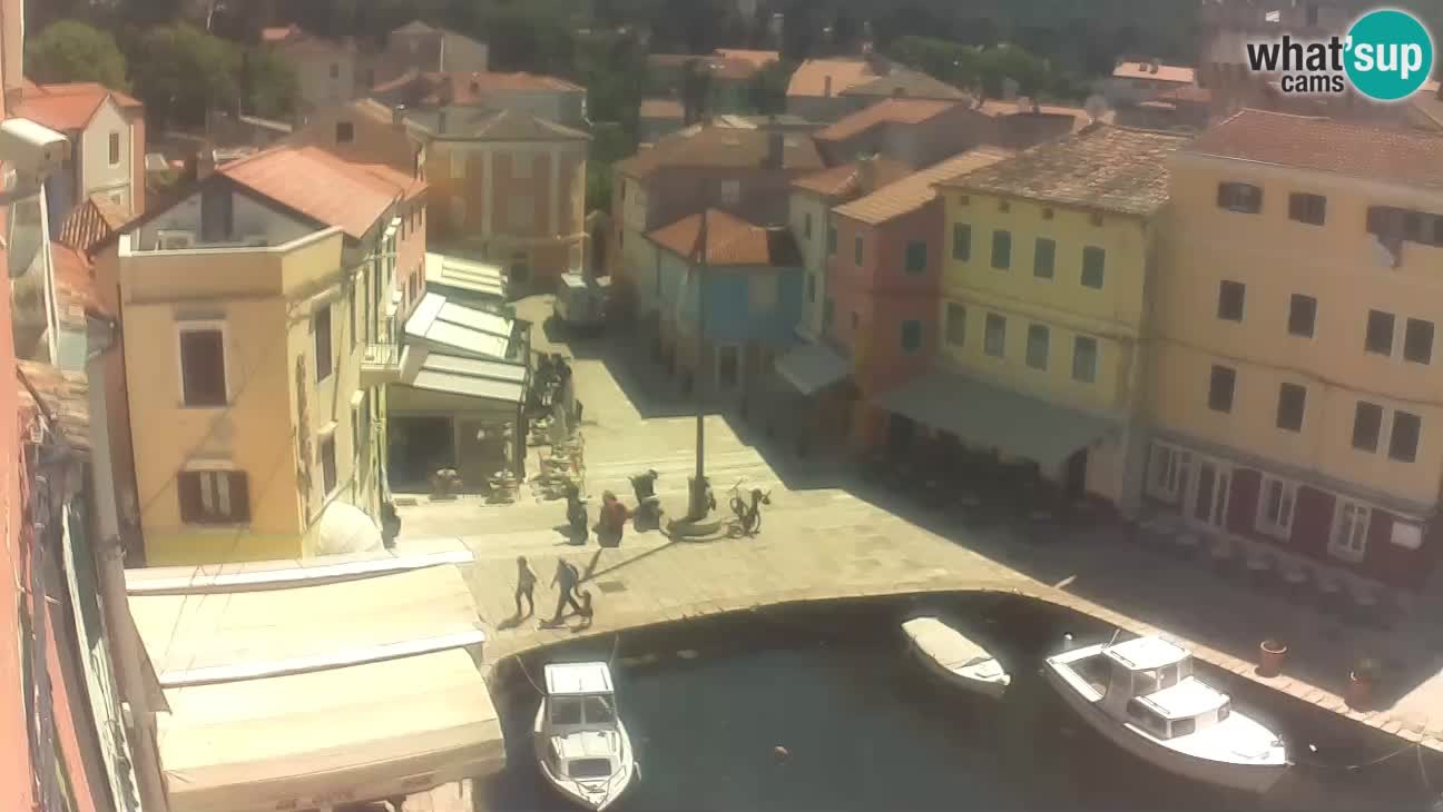 Lussingrande webcam – Piazzetta