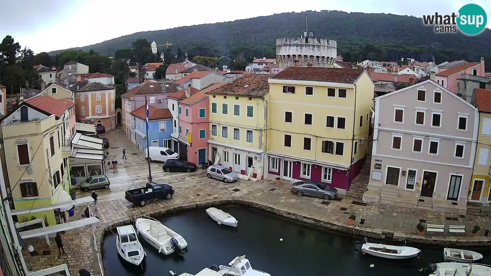 Veli Lošinj web kamera – trgič