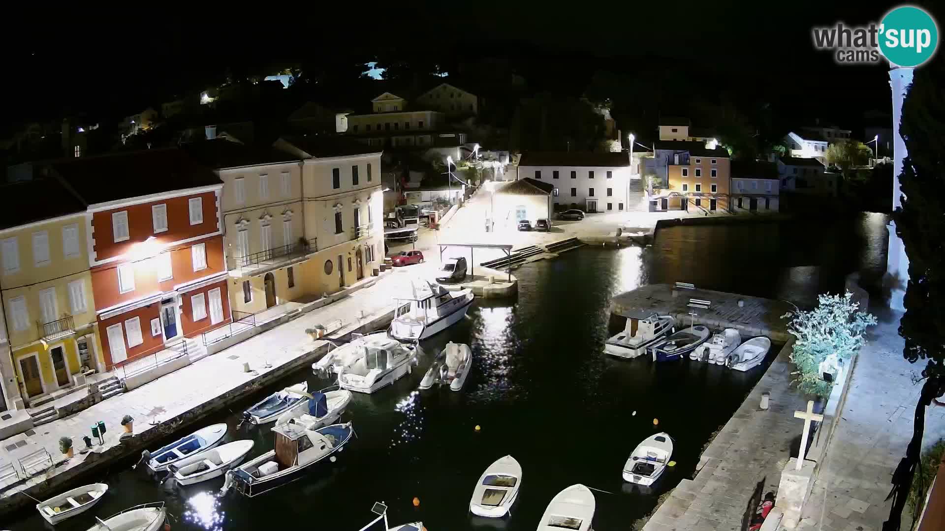 Lussingrande webcam – Piazzetta