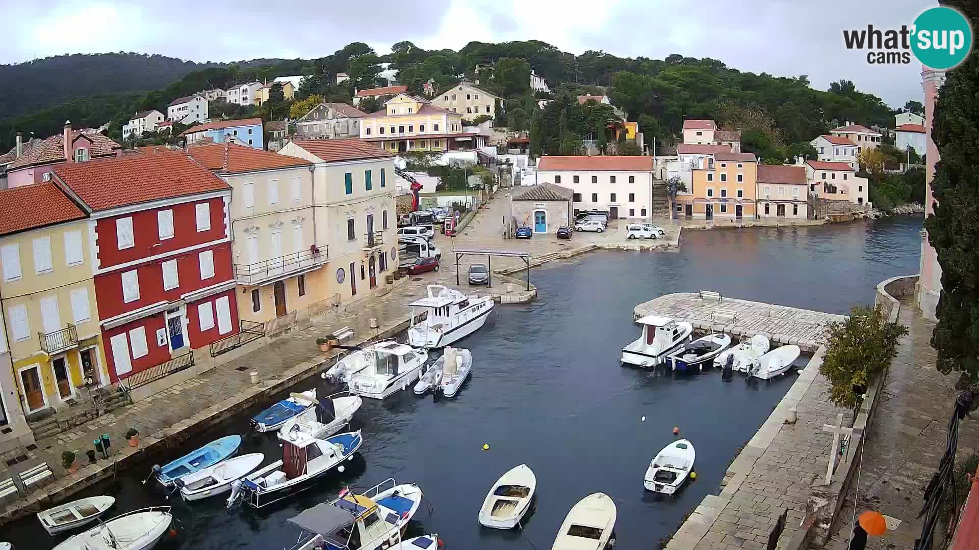 Veli Lošinj spletna kamera – trg