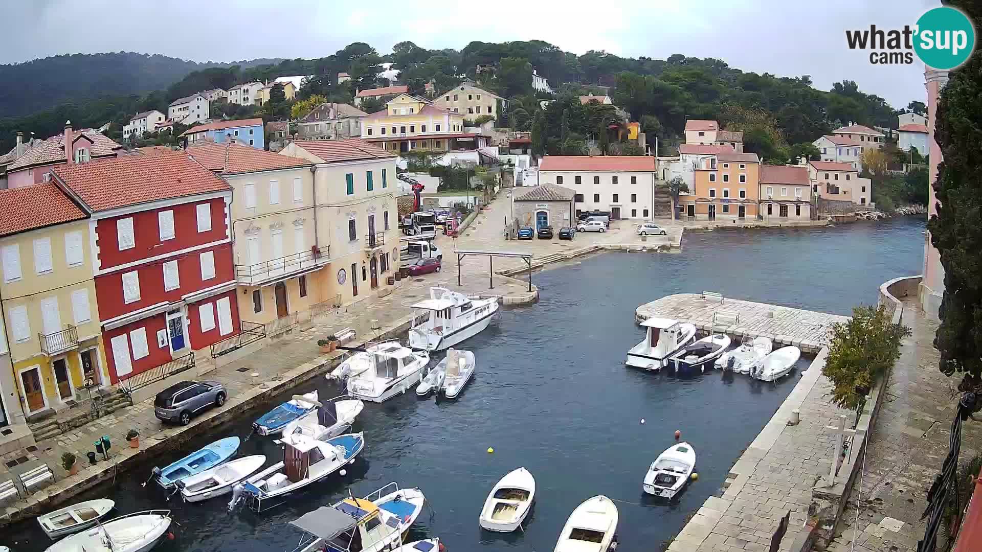 Veli Lošinj spletna kamera – trg