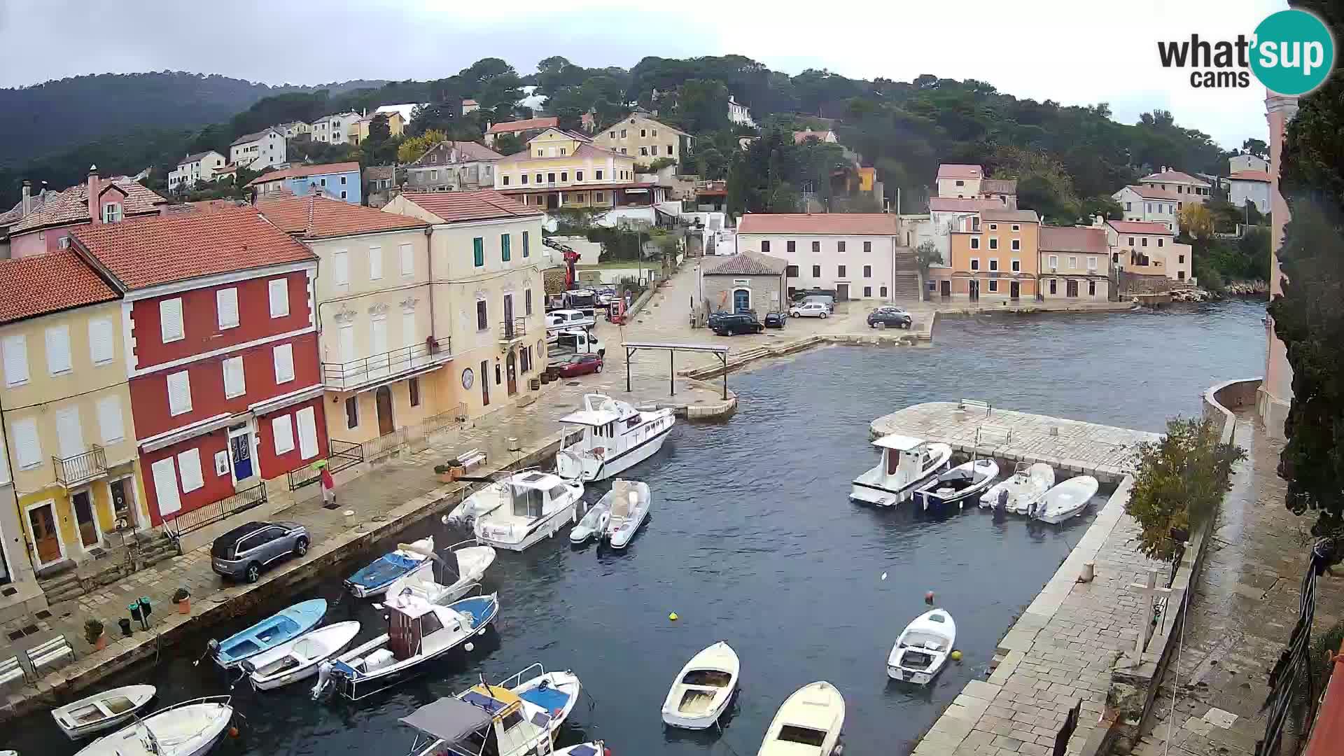 Veli Lošinj spletna kamera – trg