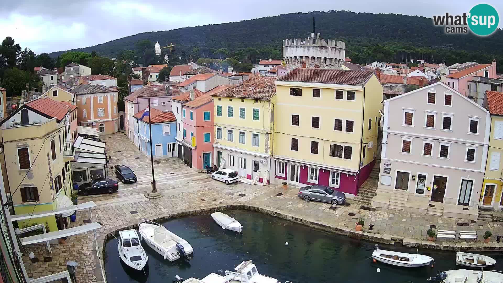 Veli Lošinj camera en vivo – plaza