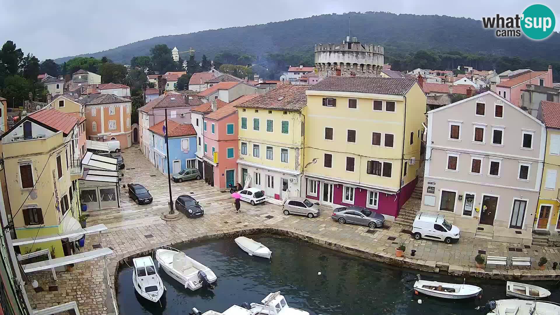 Veli Lošinj camera en vivo – plaza