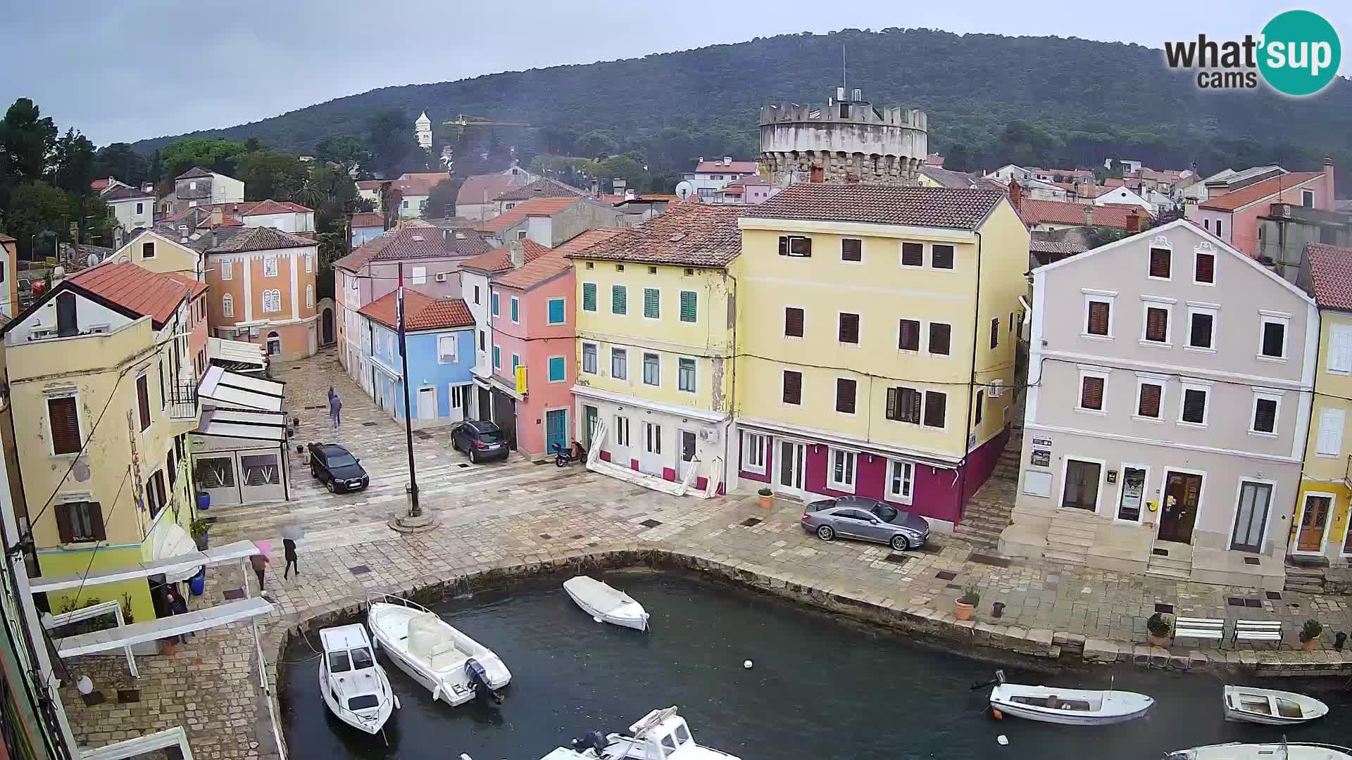 Veli Lošinj camera en vivo – plaza