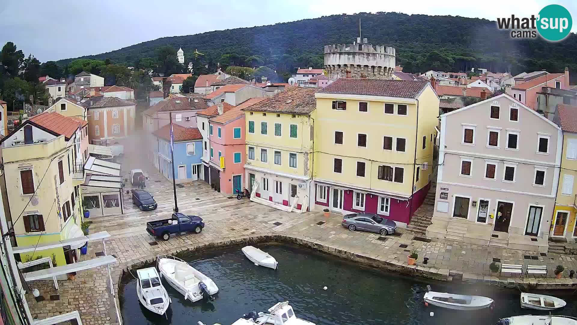 Veli Lošinj web kamera – trgič