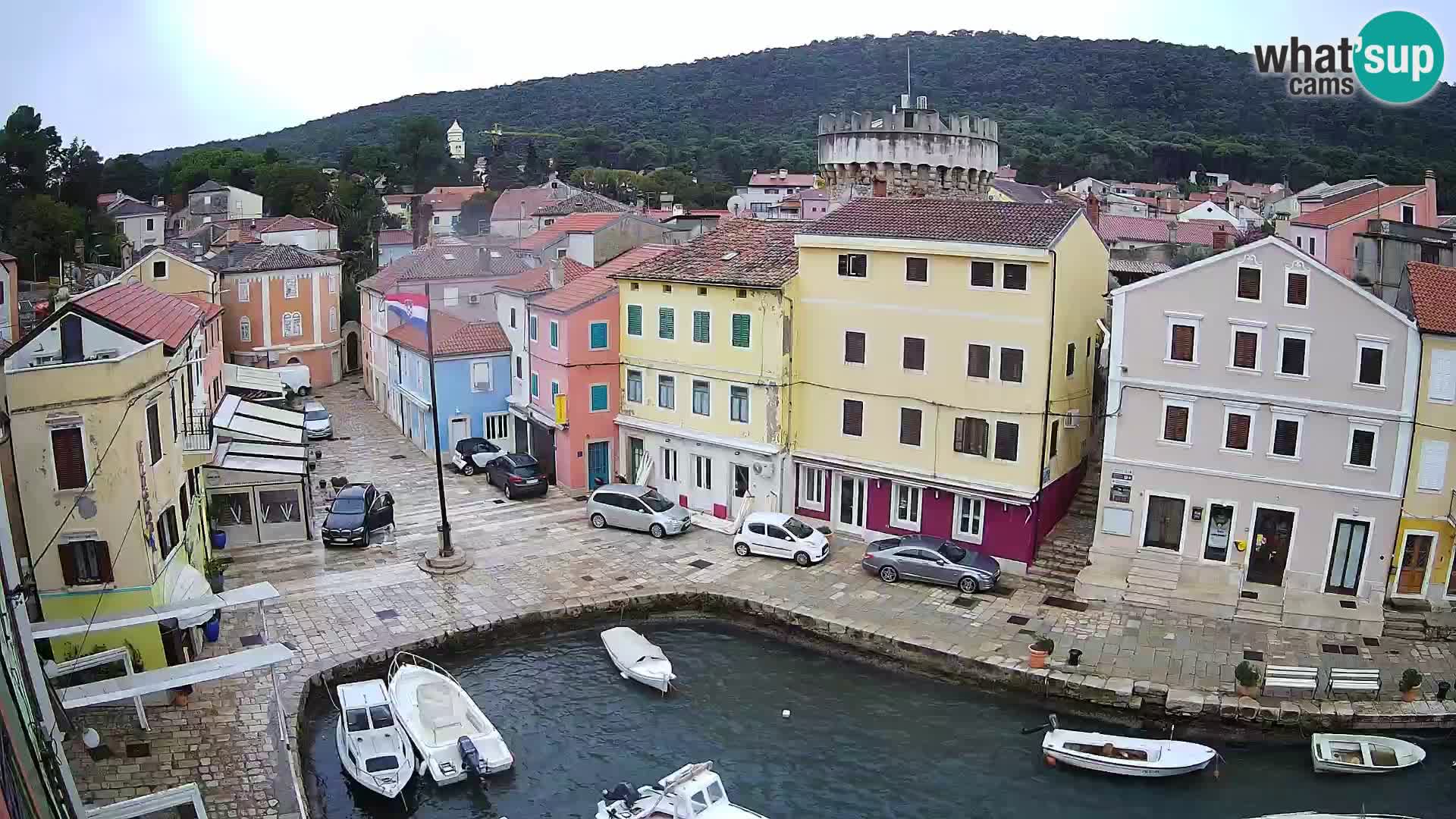 Veli Lošinj camera en vivo – plaza