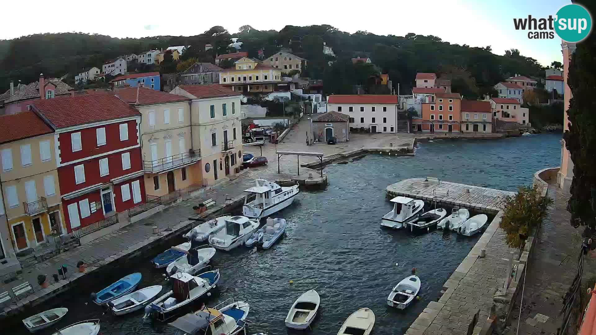 Lussingrande webcam – Piazzetta