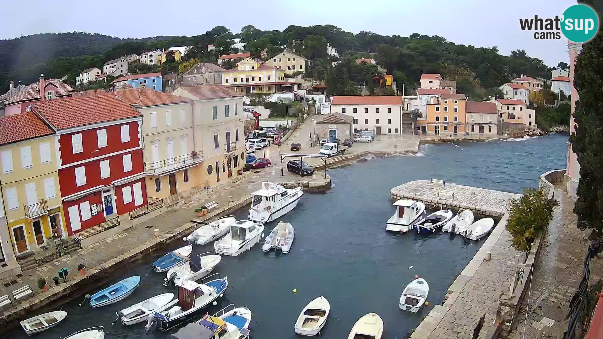 Veli Lošinj spletna kamera – trg