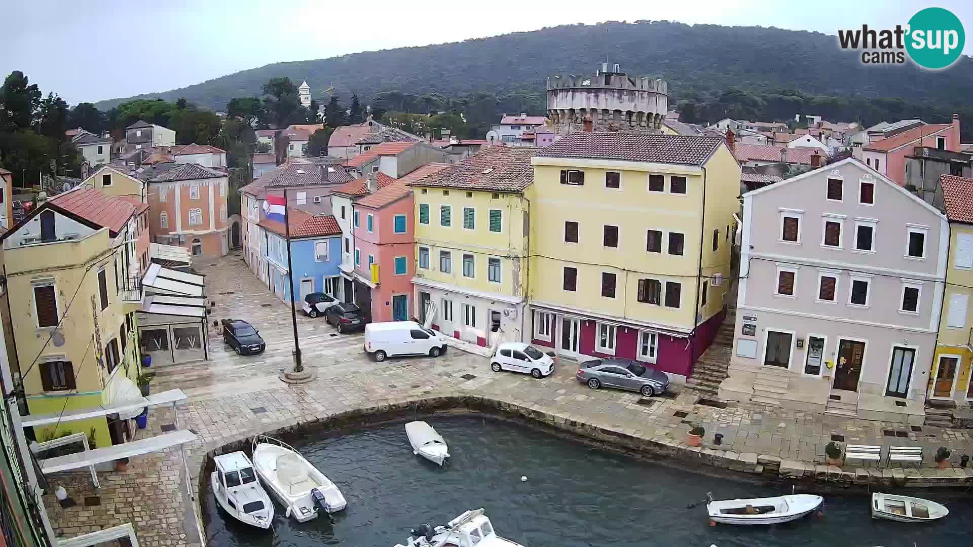 Lussingrande webcam – Piazzetta