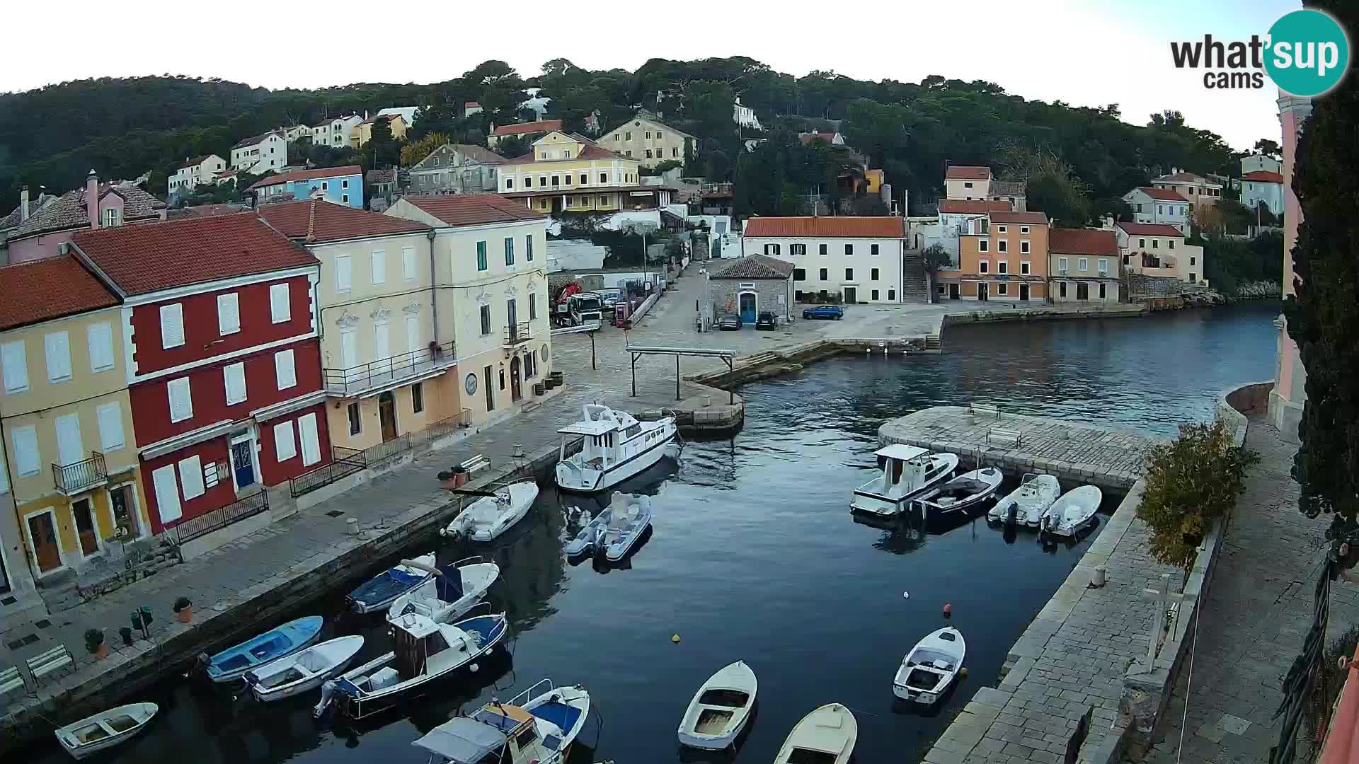 Lussingrande webcam – Piazzetta