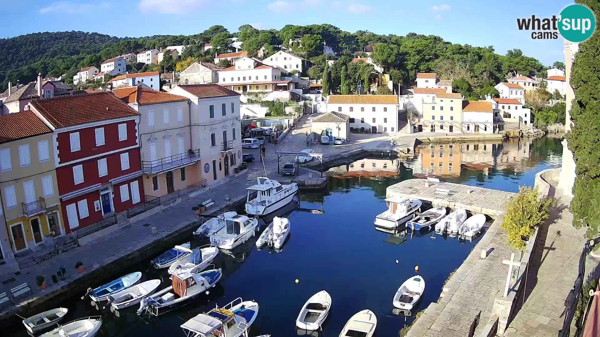 Veli Lošinj camera en vivo – plaza