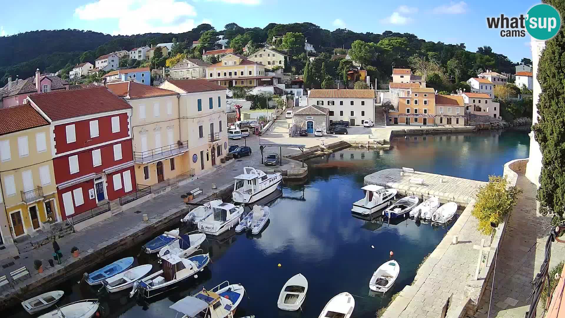 Veli Lošinj camera en vivo – plaza