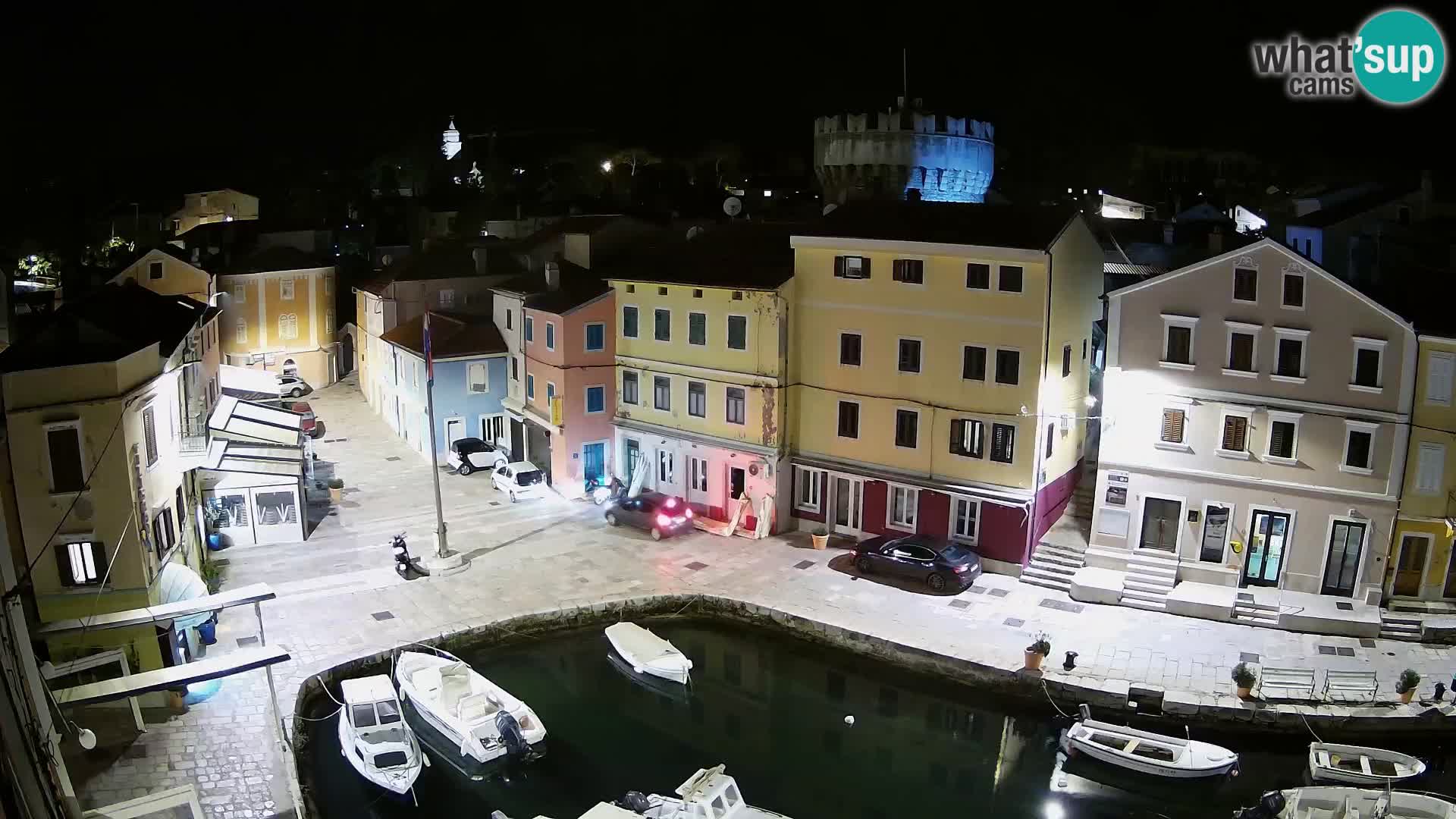 Veli Lošinj spletna kamera – trg