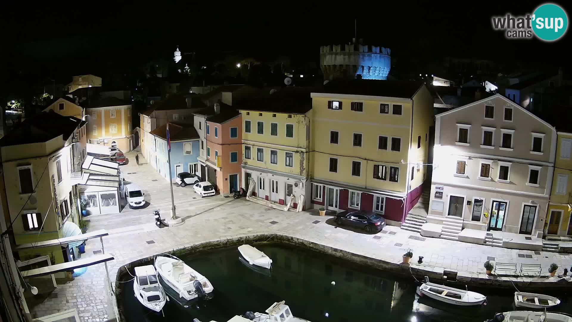 Veli Lošinj camera en vivo – plaza