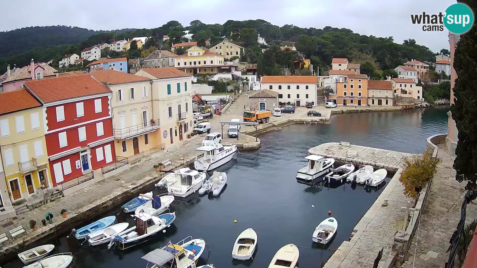 Veli Lošinj web kamera – trgič