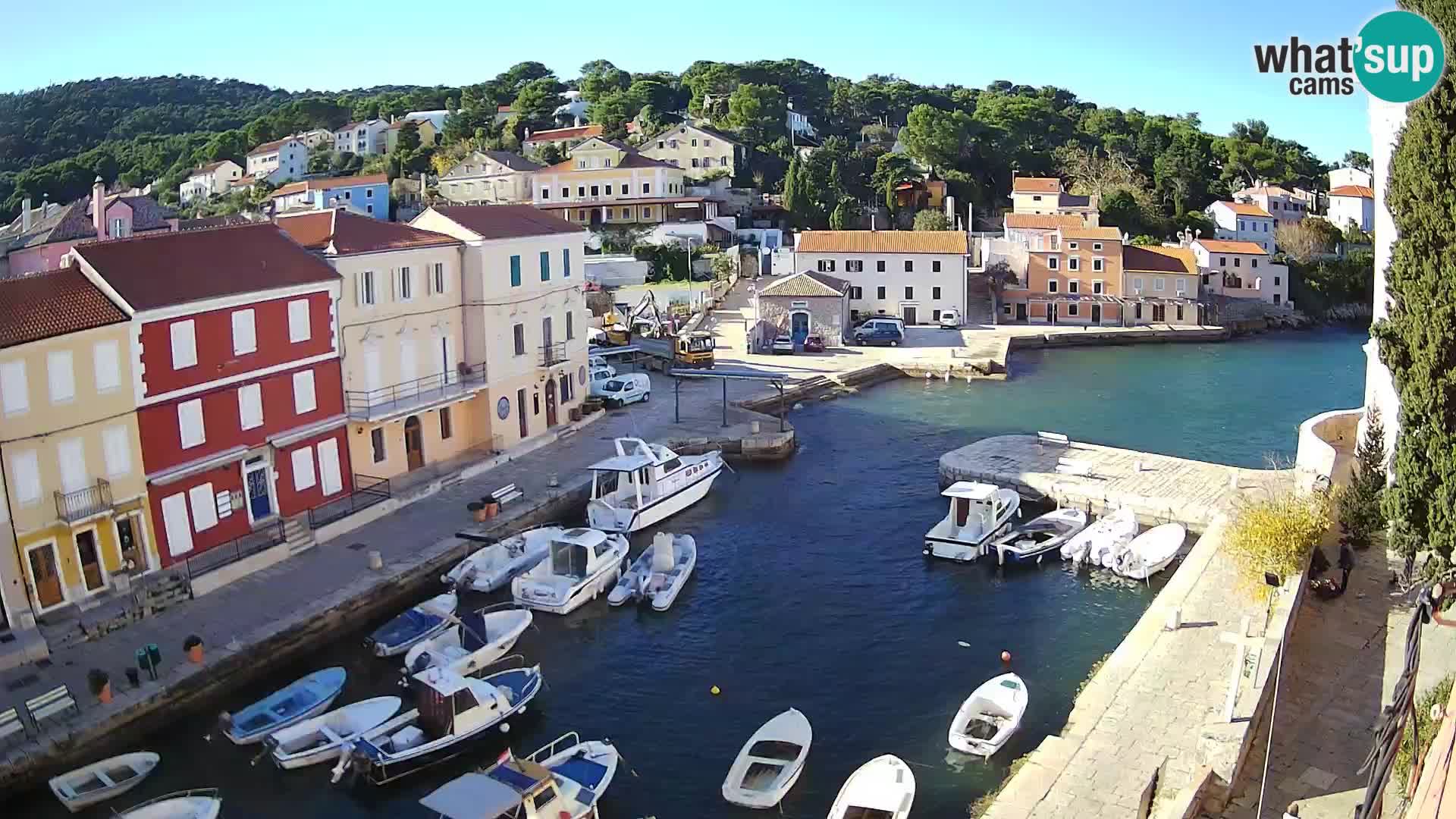 Veli Lošinj spletna kamera – trg