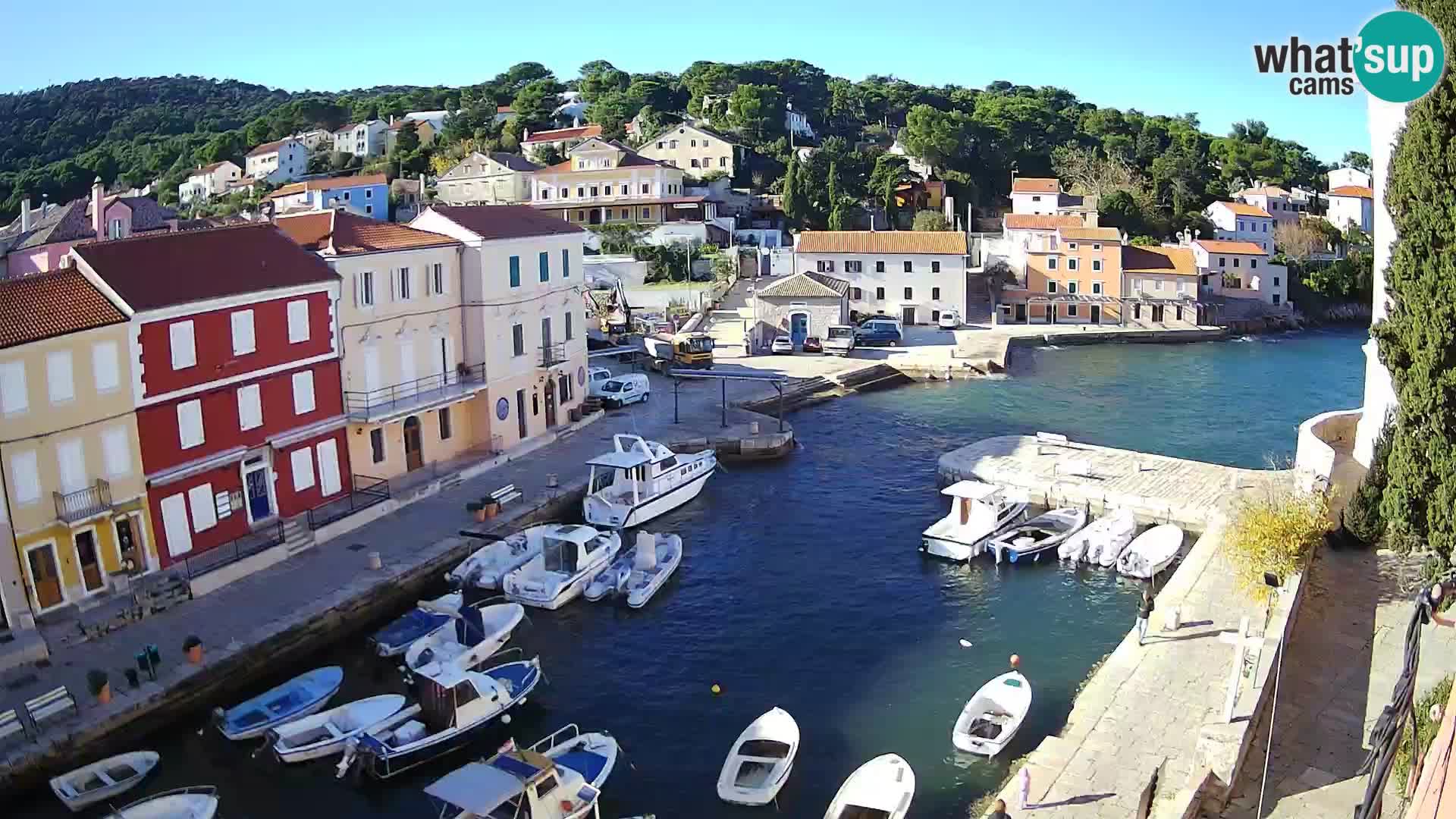 Veli Lošinj spletna kamera – trg