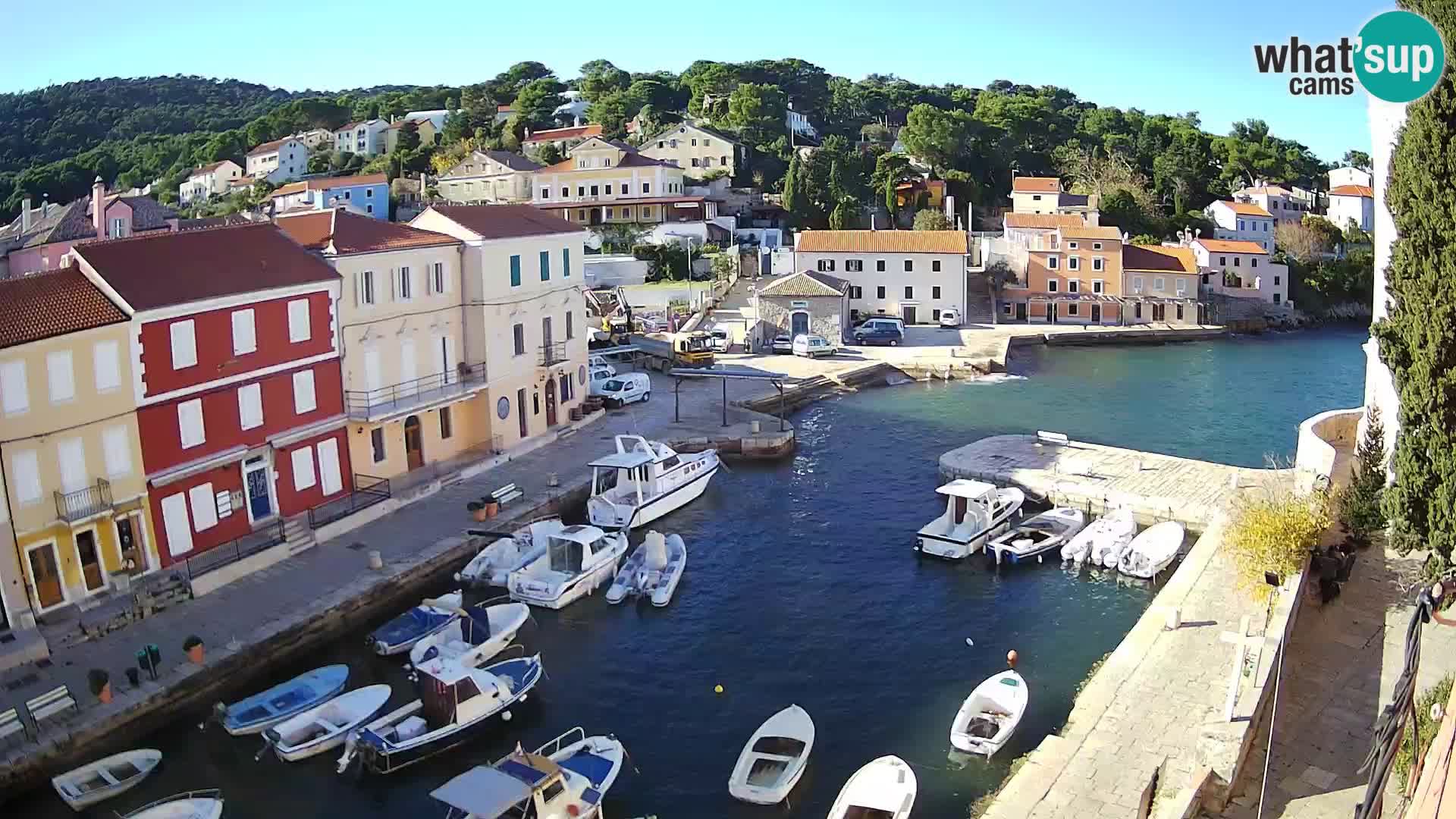 Veli Lošinj camera en vivo – plaza