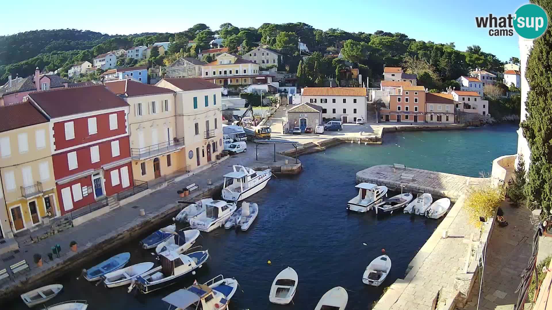 Veli Lošinj web kamera – trgič