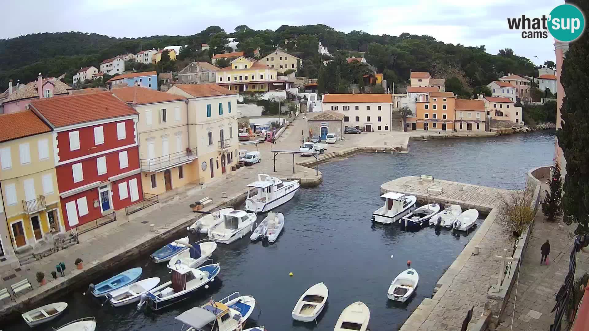 Veli Lošinj camera en vivo – plaza