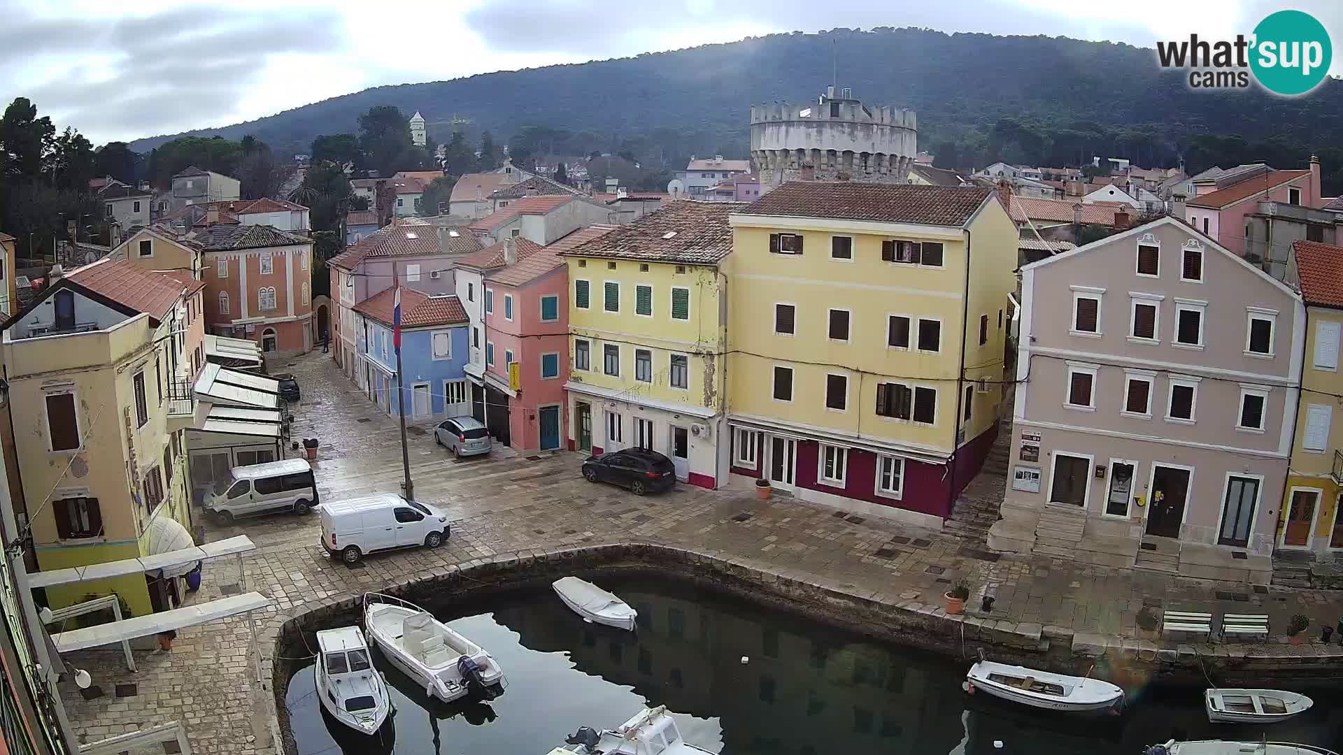 Veli Lošinj camera en vivo – plaza