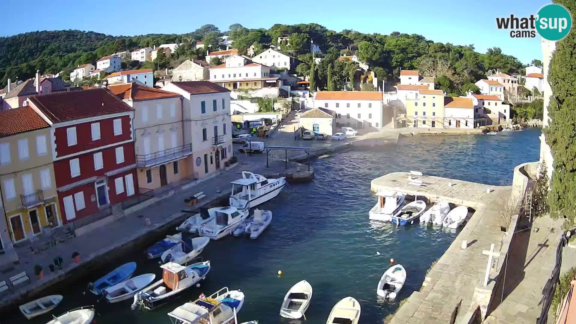 Veli Lošinj spletna kamera – trg