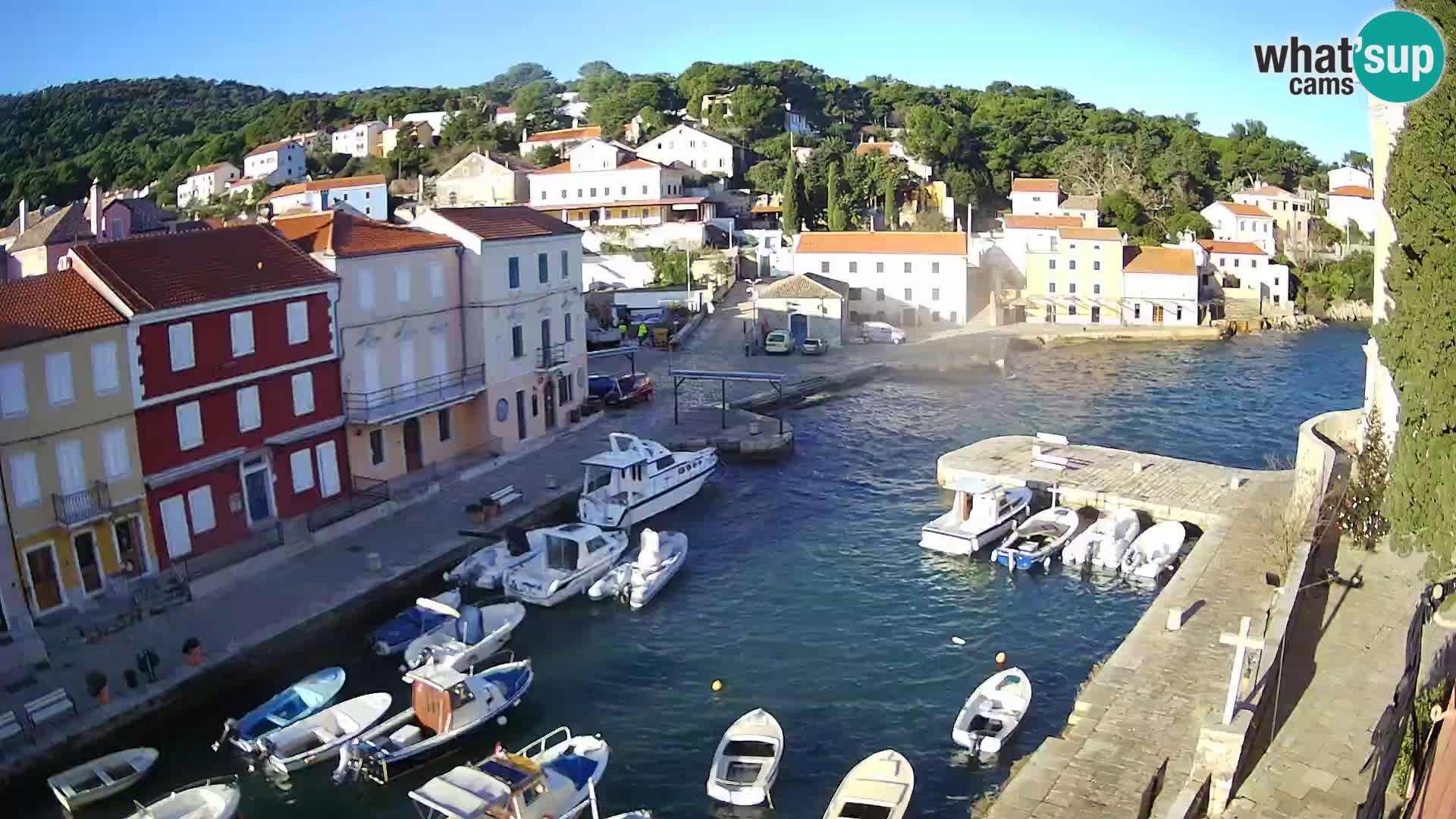 Lussingrande webcam – Piazzetta