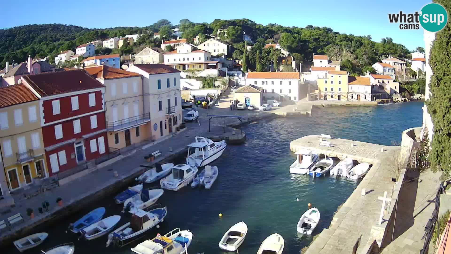 Veli Lošninj webcam – main square