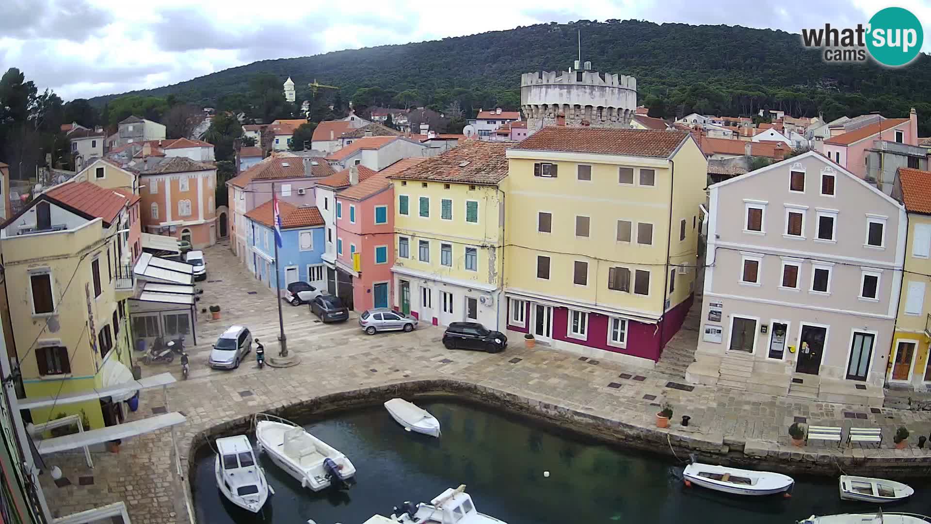 Lussingrande webcam – Piazzetta