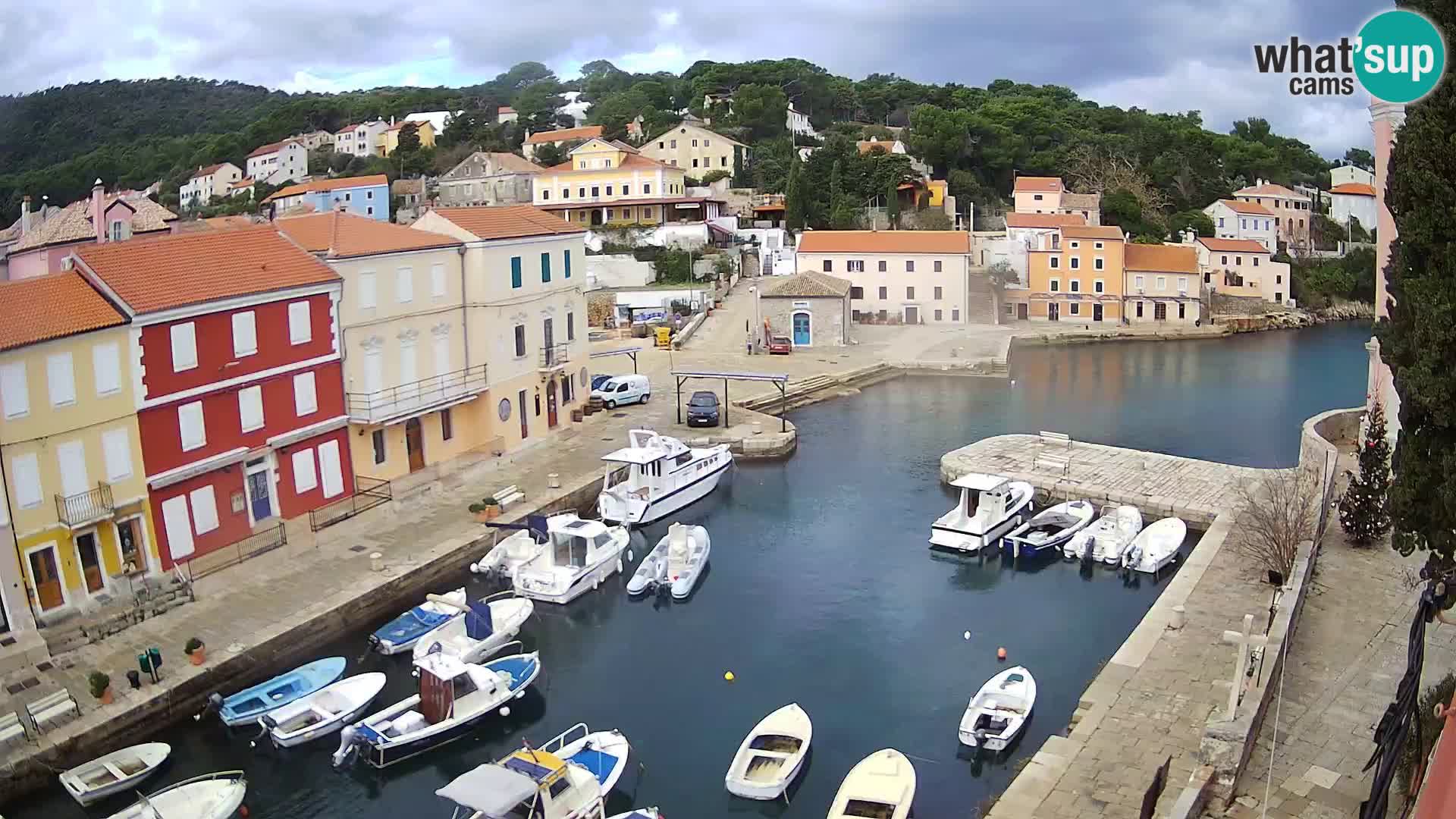 Veli Lošinj web kamera – trgič